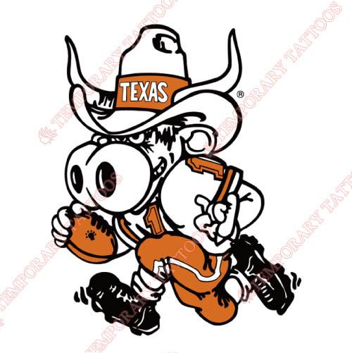 Texas Longhorns Customize Temporary Tattoos Stickers NO.6516